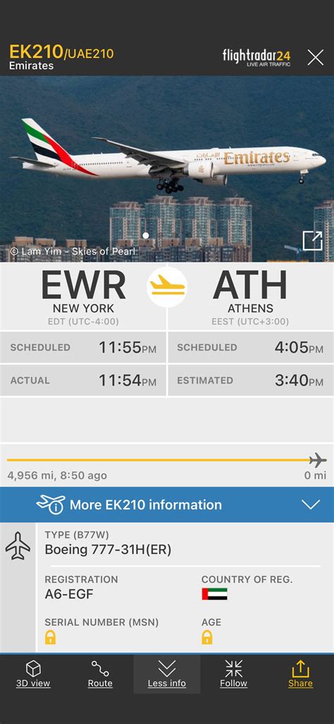 ek210 flight status  EWR